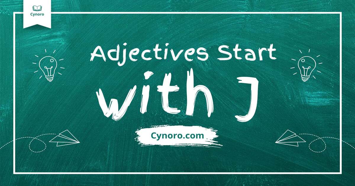 adjectives starting with j