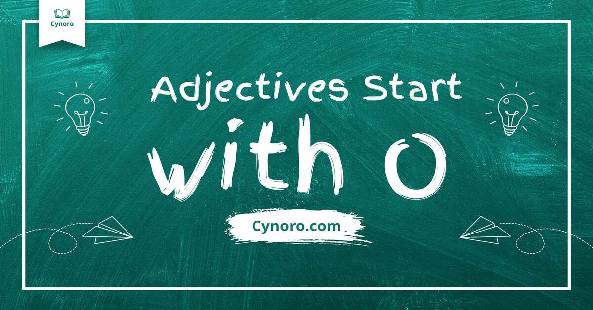 adjectives starting with o