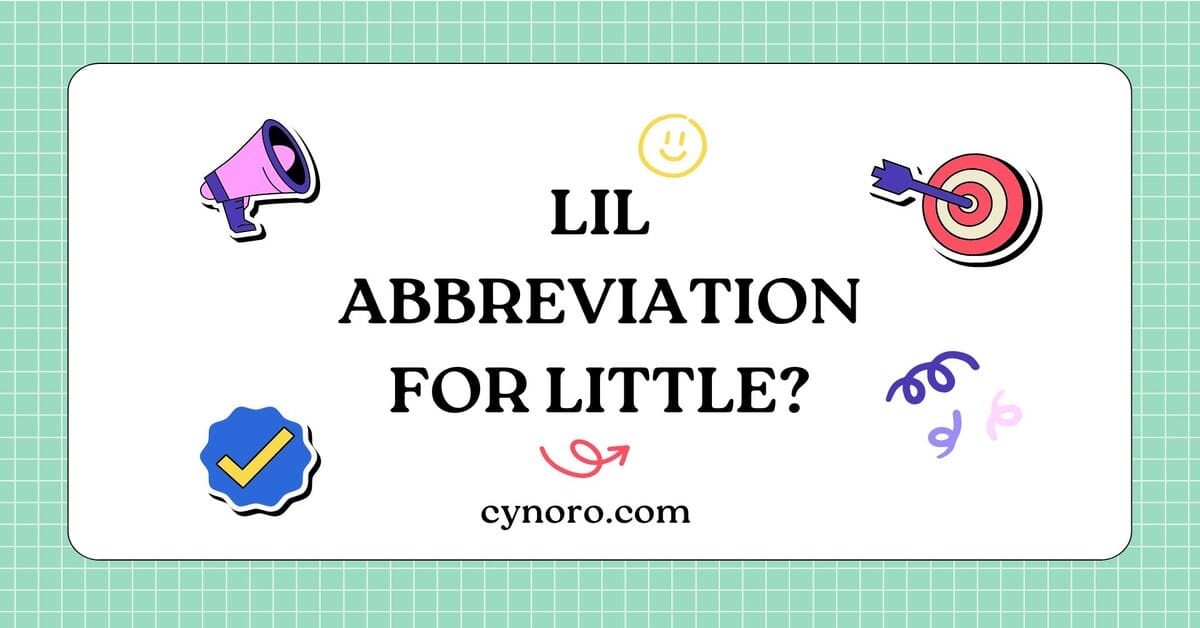 Abbreviation for Little