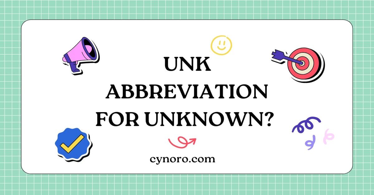 Abbreviation for Unknown