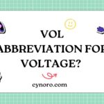 Abbreviation for Voltage