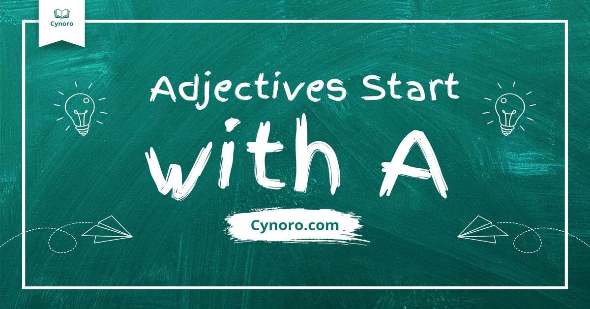 Adjectives Start with A