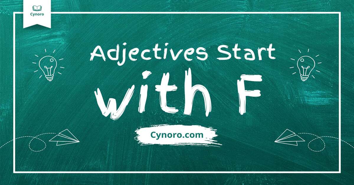 Adjectives Start with f