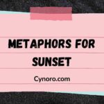 Metaphors for Sunset