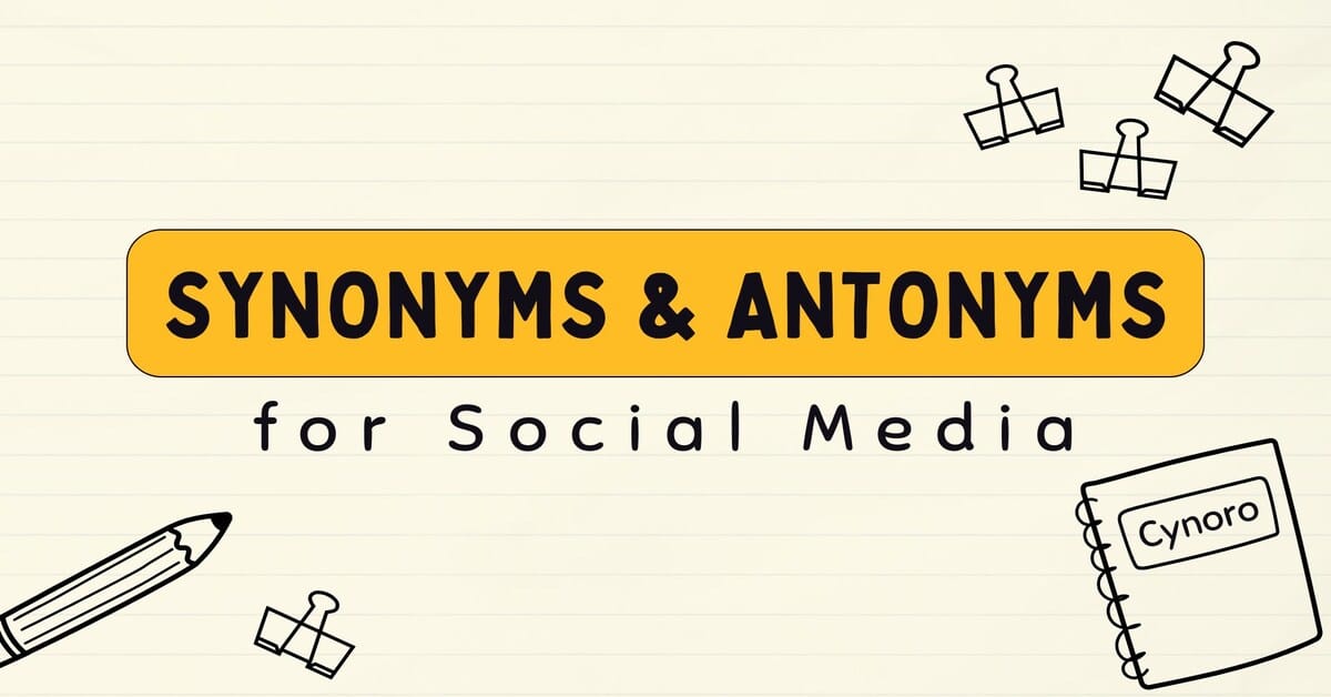 Synonyms & Antonyms for Social Media