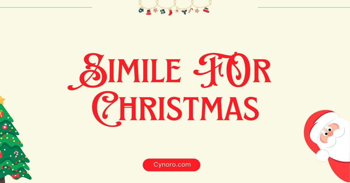 Simile for Christmas