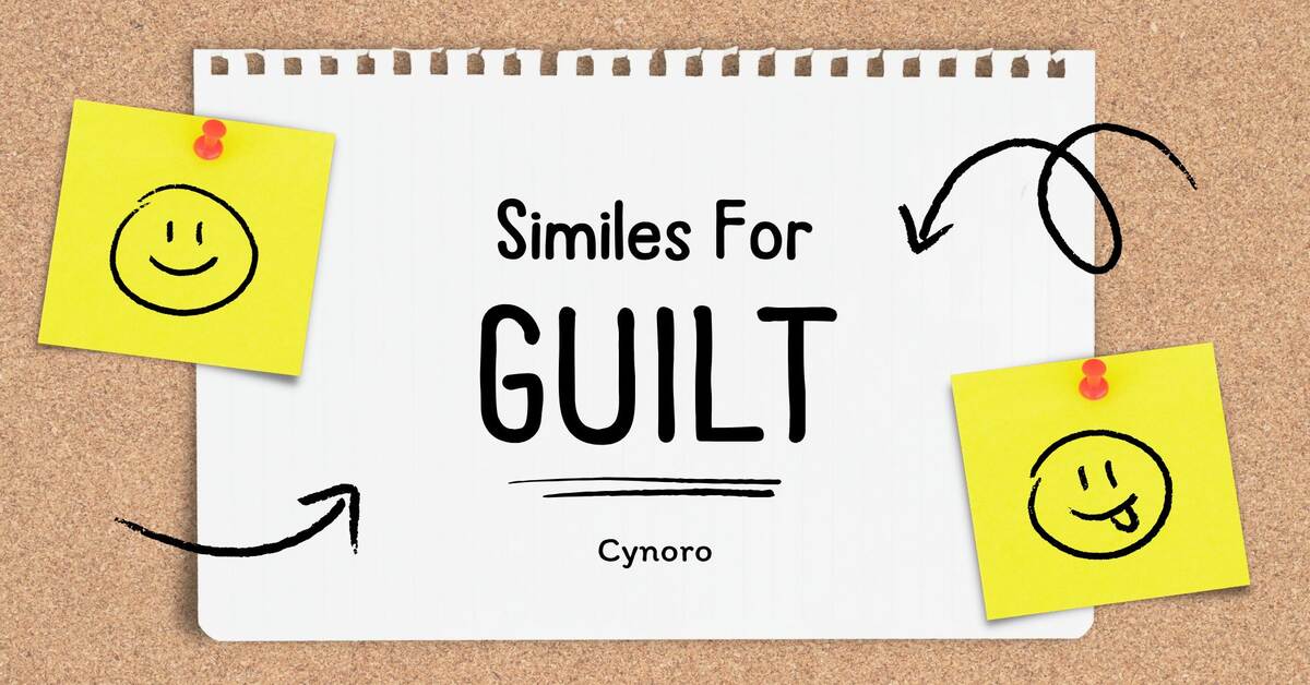 similes for guilt